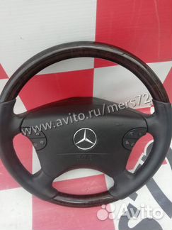 Руль дерево Мерседес W210 рестайлинг